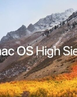 Installation MacOS High Sierra 10.13